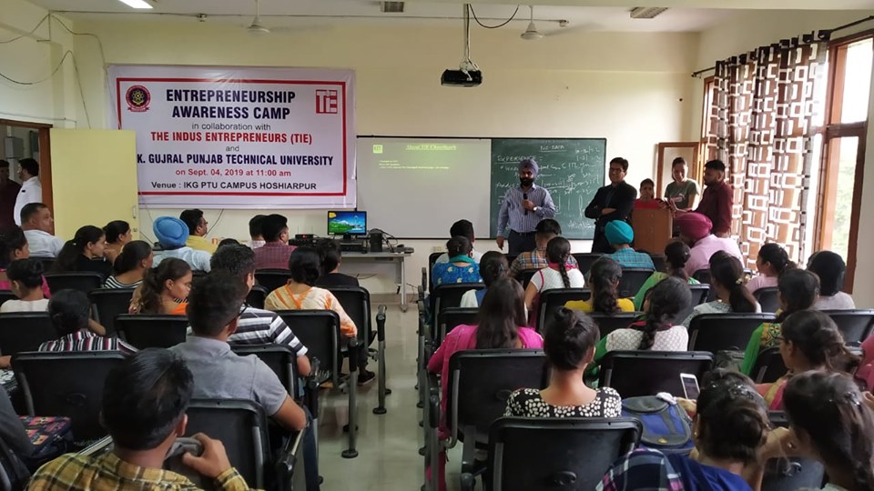Entrepreneur Awareness Camp in collaboration with TIE and IKGPTU